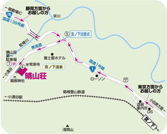 お車でのアクセスマップ